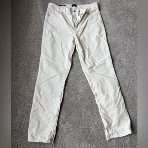 Talbots Off-White Corduroy Pants